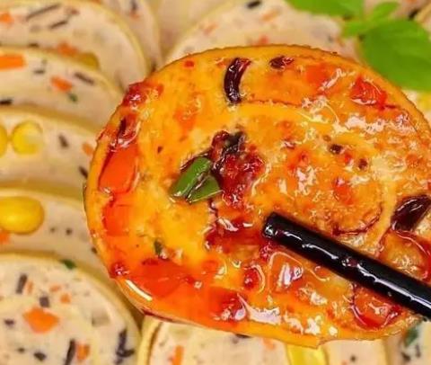 脾虚推荐食谱【豆皮卷鸡肉】