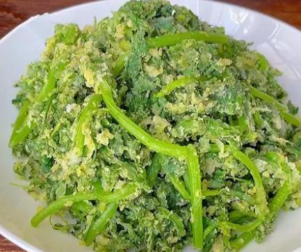 补脾胃推荐食谱：【蒸茼蒿】